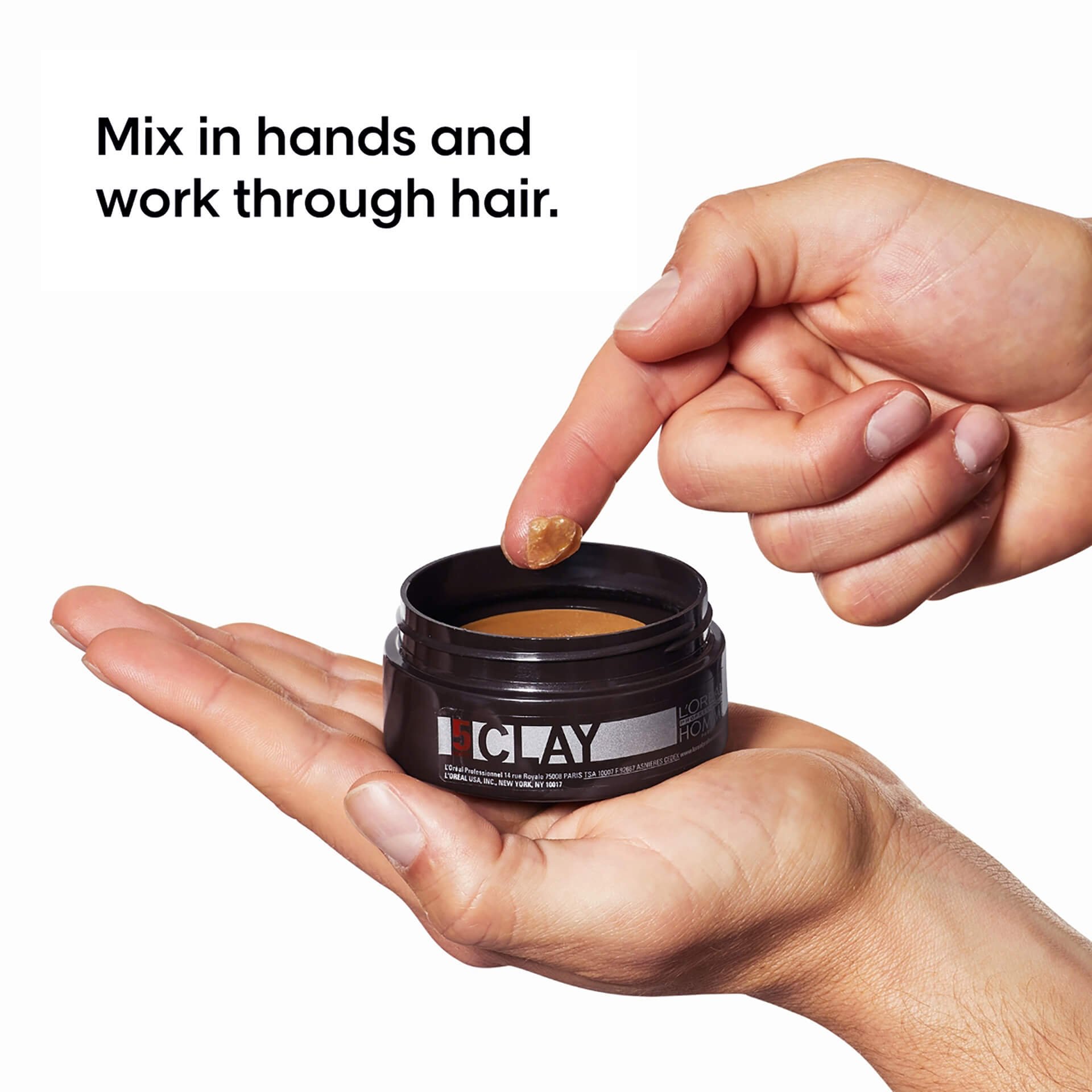 L'Oréal Professionnel Homme Clay Strong Hold Clay L'Oréal Professionnel Homme Clay Strong Hold Clay