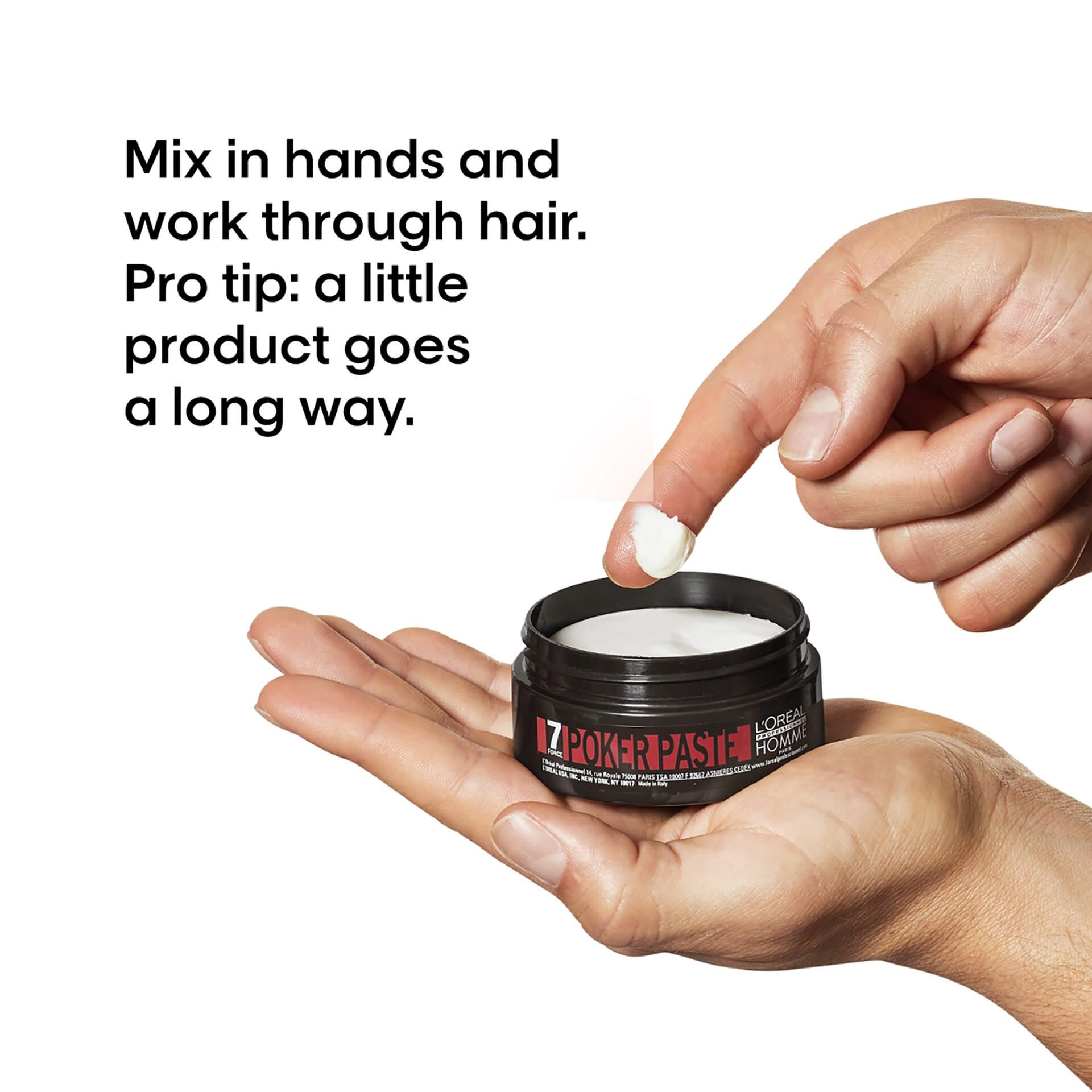 Homme Poker Paste Strong Hold Paste L Oreal Professionnel